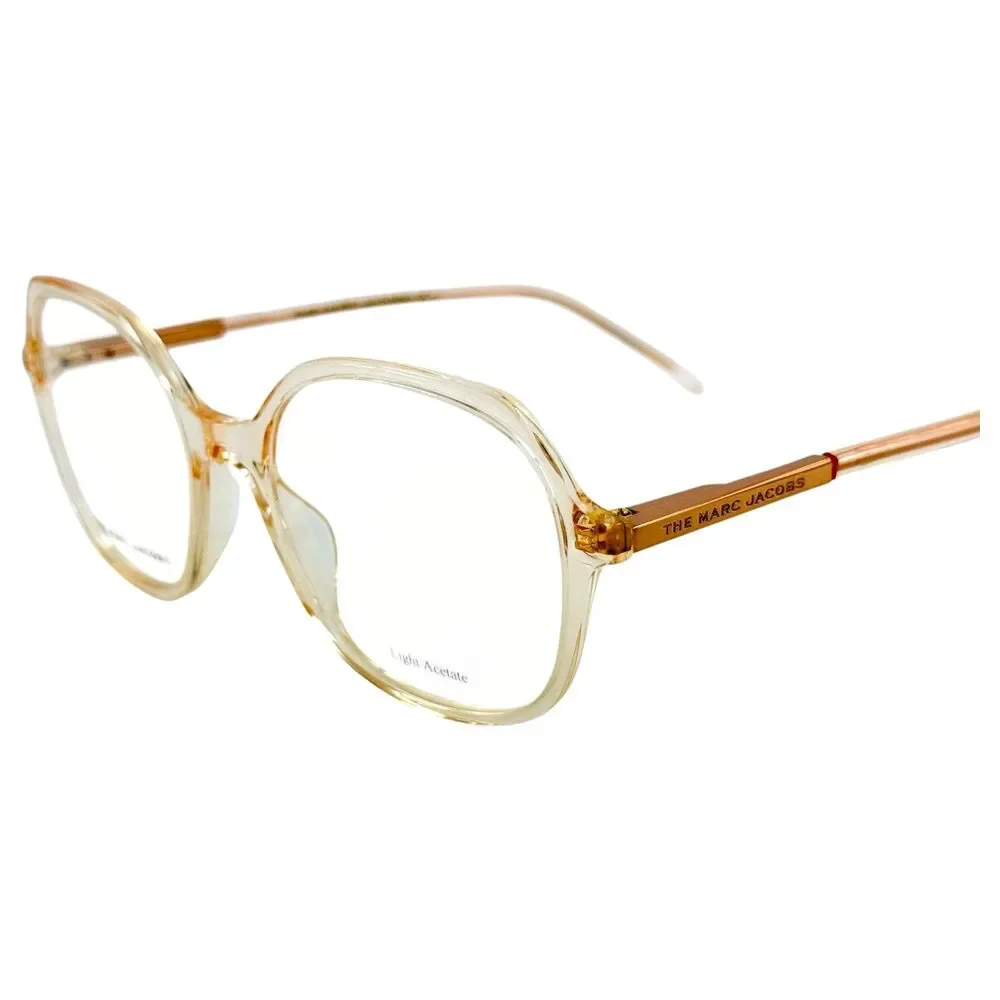 Marc Jacobs Marc 512 Womens Plastic Eyeglass Frame 733 Transparent Peach 50-18